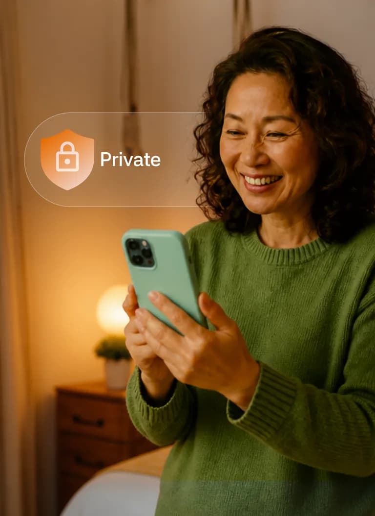 Lady with phone